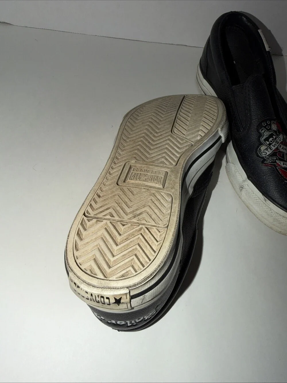 Rare Sailor Jerry Converse Slip-ons Stewed Screwed And Tattooed Men’s 7